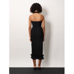 Christopher kane residency viscose dress with laces detail