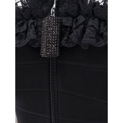 Christopher kane residency viscose dress with laces detail