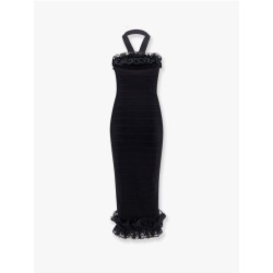 Christopher kane residency viscose dress with laces detail