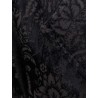 Edolo oversize velvet coat with damask motif