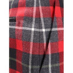 Tartan wool shorts with  check'n'dior motif