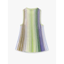 Multicolor viscose blend top with sequins
