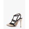 Rockstud leather slingback with iconic studs