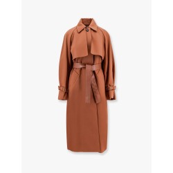 Cosimo oversize wool blend coat with water repellent effect