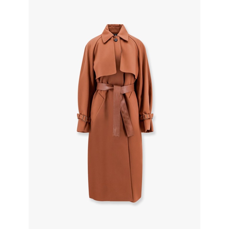 Cosimo oversize wool blend coat with water repellent effect