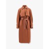 Cosimo oversize wool blend coat with water repellent effect