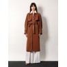Cosimo oversize wool blend coat with water repellent effect