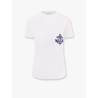 Acacia cotton t-shirt with breast pocket and embroidery