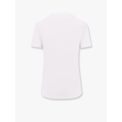 Acacia cotton t-shirt with breast pocket and embroidery