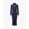 Knitted ribbed long dress