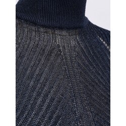 Knitted ribbed long dress