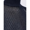Knitted ribbed long dress
