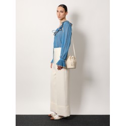 Valentino garavani leather bucket bag