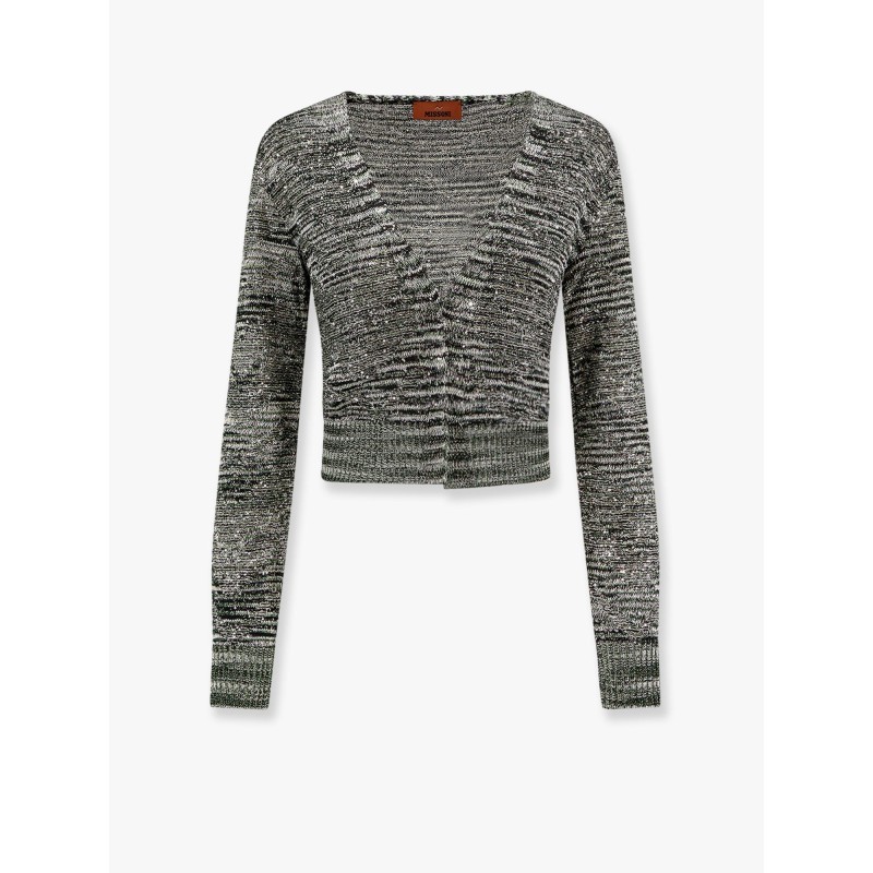 Multicolor viscose blend cardigan