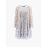 Mini dress with sequins embroidery
