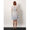 Mini dress with sequins embroidery