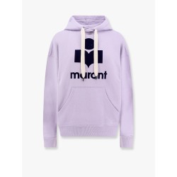 Mansel cotton sweatshirrt with flocked logo