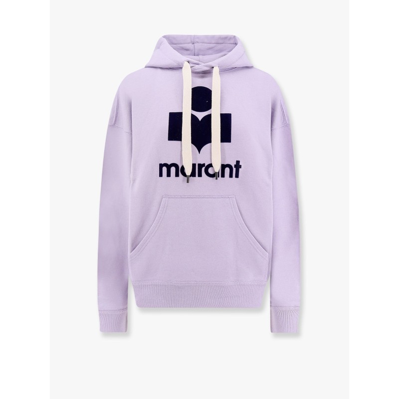 Mansel cotton sweatshirrt with flocked logo