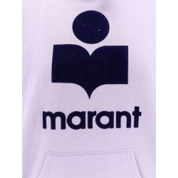 Mansel cotton sweatshirrt with flocked logo
