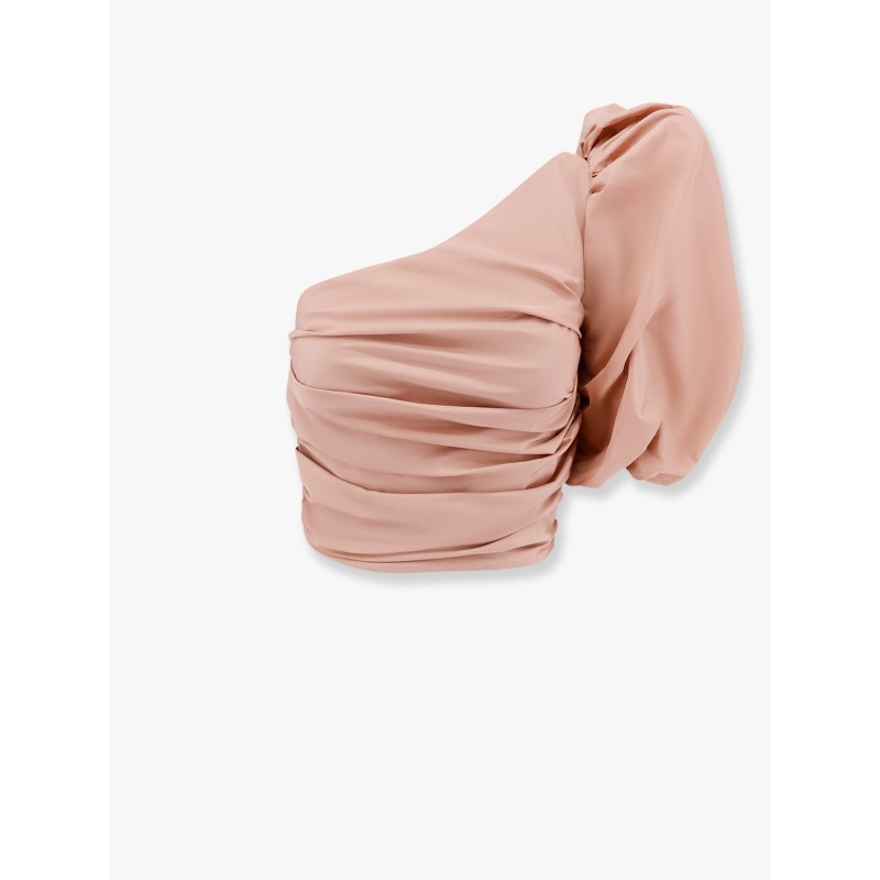 Draped jersey top