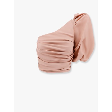 Draped jersey top