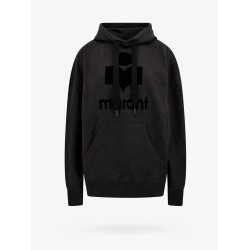 Mansel cotton sweatshirrt with flocked logo