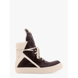 Geobasket leather sneakers with maxi tongue