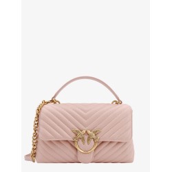 Love lady matelassé leather handbag with love birds buckle