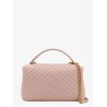 Love lady matelassé leather handbag with love birds buckle