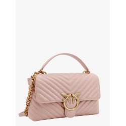 Love lady matelassé leather handbag with love birds buckle