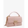 Love lady matelassé leather handbag with love birds buckle