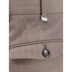 Edge silkochino trouser with pinces