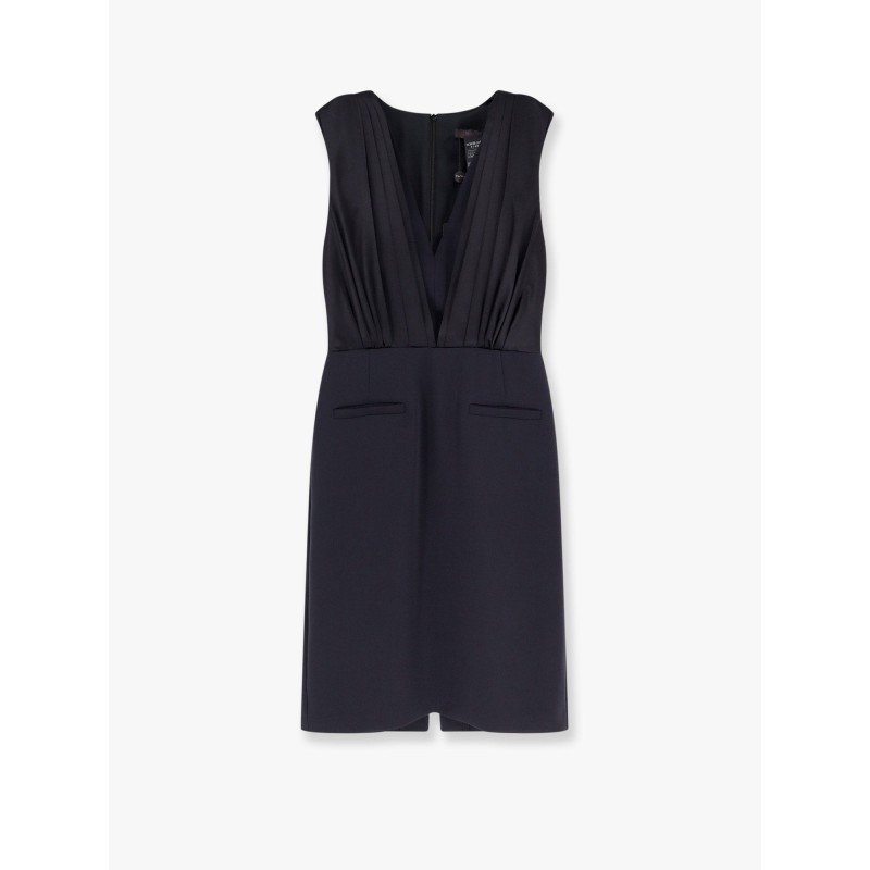 Vittor midi dress with silk insert