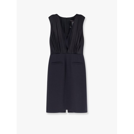 Vittor midi dress with silk insert