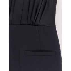 Vittor midi dress with silk insert