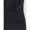 Vittor midi dress with silk insert