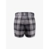 Tartan wool shorts with  check'n'dior motif