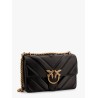 Love one classic matelassé leather shoulder bag with love birds buckle