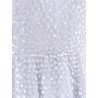 One-shoulder long dress with sequins