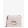 Matelassé leather shoulder bag with iconic love birds buckle