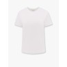 Nerina cotton t-shirt with max mara embroidery