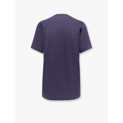 Zewel linen  t-shirt with frontal logo