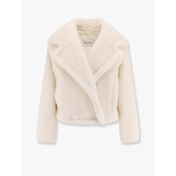 Oggeri alpaca fur and virgin wool jacket