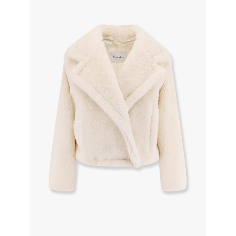 Oggeri alpaca fur and virgin wool jacket