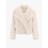 Oggeri alpaca fur and virgin wool jacket