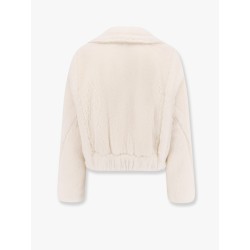 Oggeri alpaca fur and virgin wool jacket
