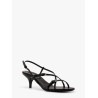 Patent leather sandals
