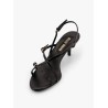 Patent leather sandals