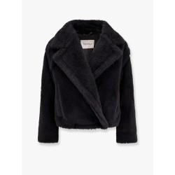 Oggeri alpaca fur and virgin wool jacket