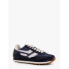 Low-top suede and mesh sneakers